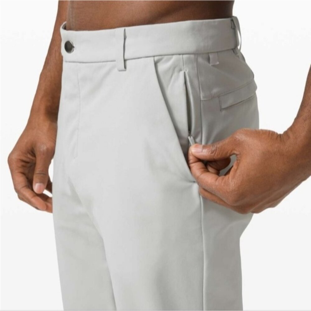 Lululemon Commission Pants Classic Light Grey 38" Waist *Warpstreme 34" Length - Picture 3 of 15